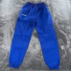 Vintage Y2K Lotto Soccer Football Blue Athletic Lined Track Jogger Pants Men S